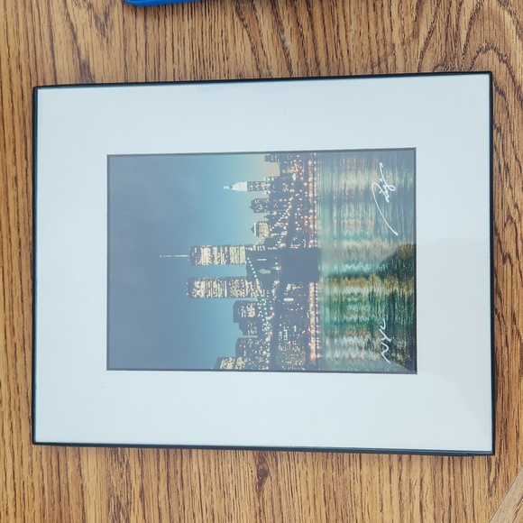 New York City Skyline at Night Color Photograph - Picture 1 of 2